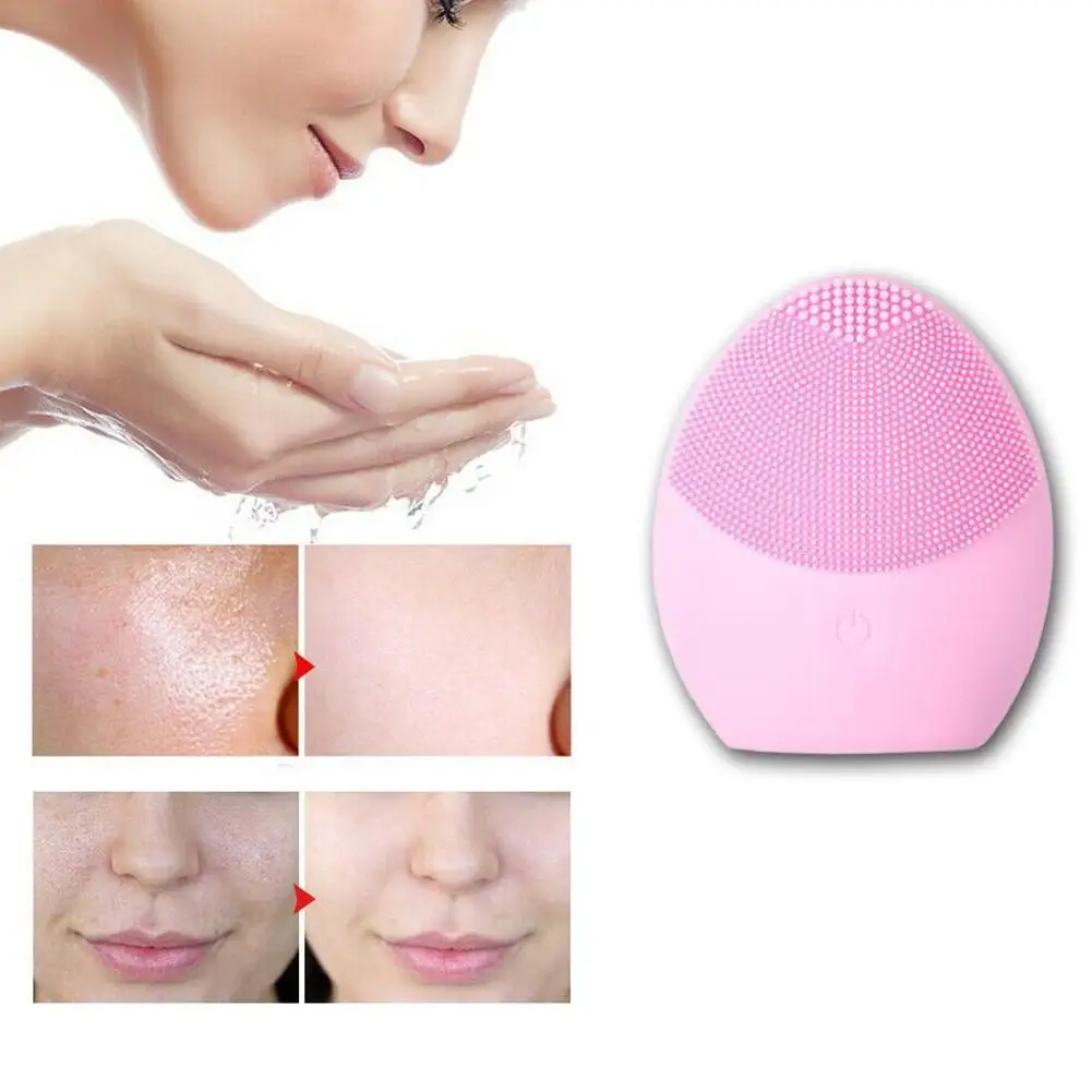 Глубокое очищение лица средство для мытья Электрический Очищающий Инструмент