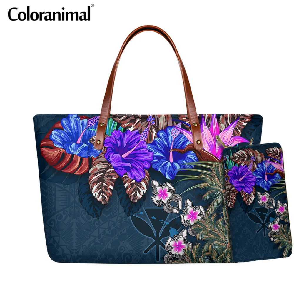 Женская сумка через плечо с цветочным принтом 2 шт./компл. | Багаж и сумки