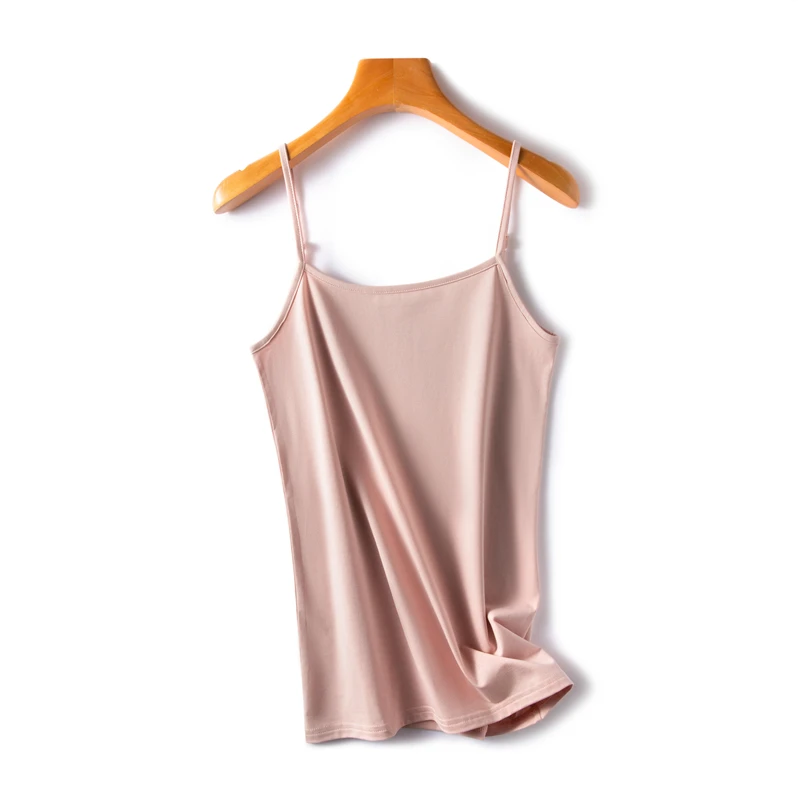 

2021 Summer Women's Tops Sling 6 popular new colors T-shirt Vests women wears top-quality modal cotton spandex material