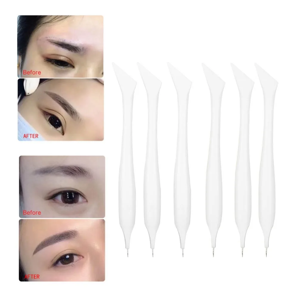 1 шт. одноразовые микроблейдинг бровей Тату ручка вышивка карандаш для