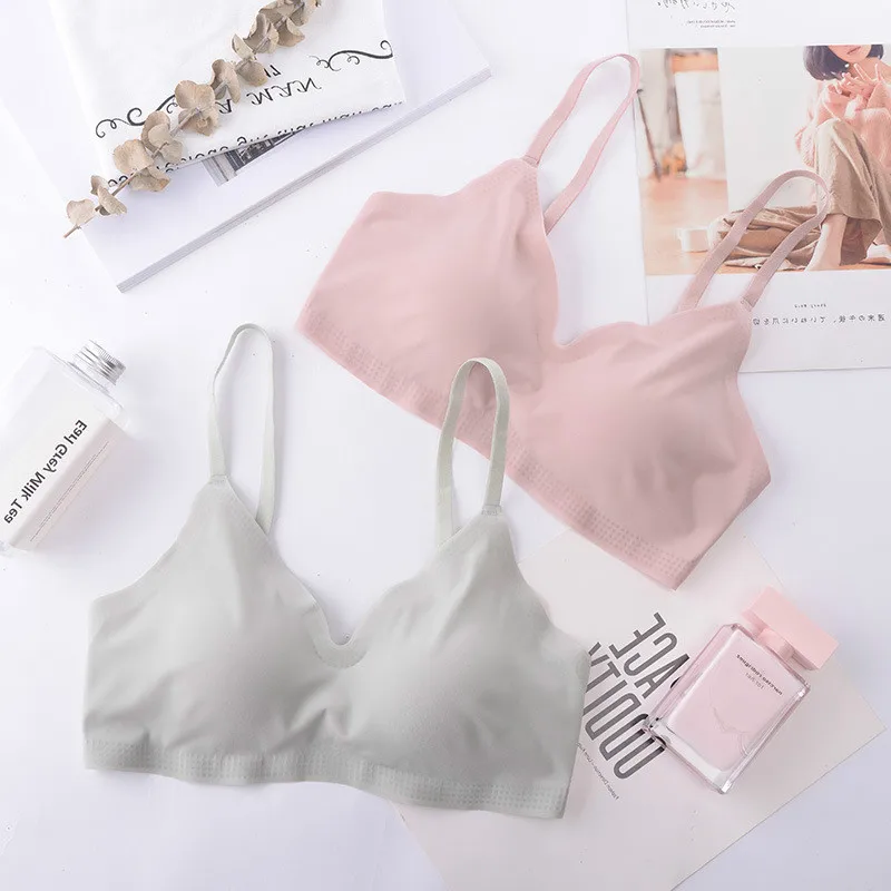 Женский бюстгальтер с мягкими чашечками Roseheart розовый или оранжевый без косточек