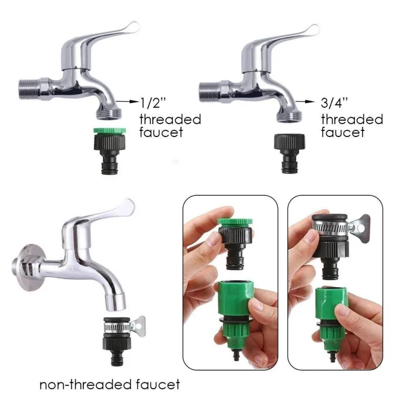 

25M DIY automatic drip irrigation system watering irrigation system kit garden hose micro drip irrigation kit adjustable dripper