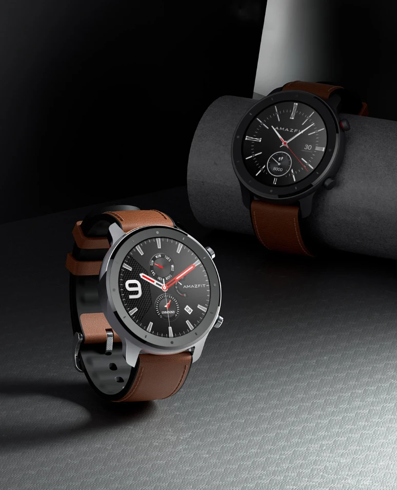 [Глобальная версия] Xiaomi Amazfit GTR 47 мм gps Смарт часы мужские 5 АТМ водонепроницаемые Смарт часы 24 дня батарея
