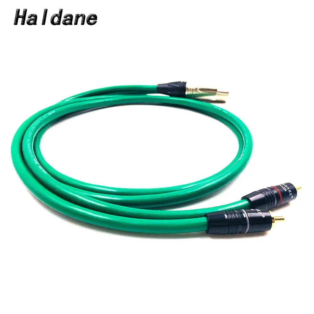 

Haldane Pair Type-SNAKE- RCA to XLR Balacned Audio Cable RCA Male to XLR Male Interconnect Cable with MCINTOSH USA-Cable