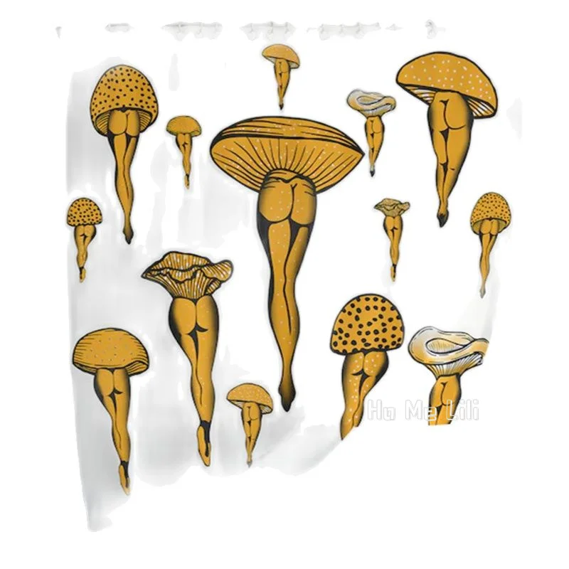 

Funny Mushroom Butt By Ho Me Lili Shower Curtains Bathroom Decor Housewarming Gift