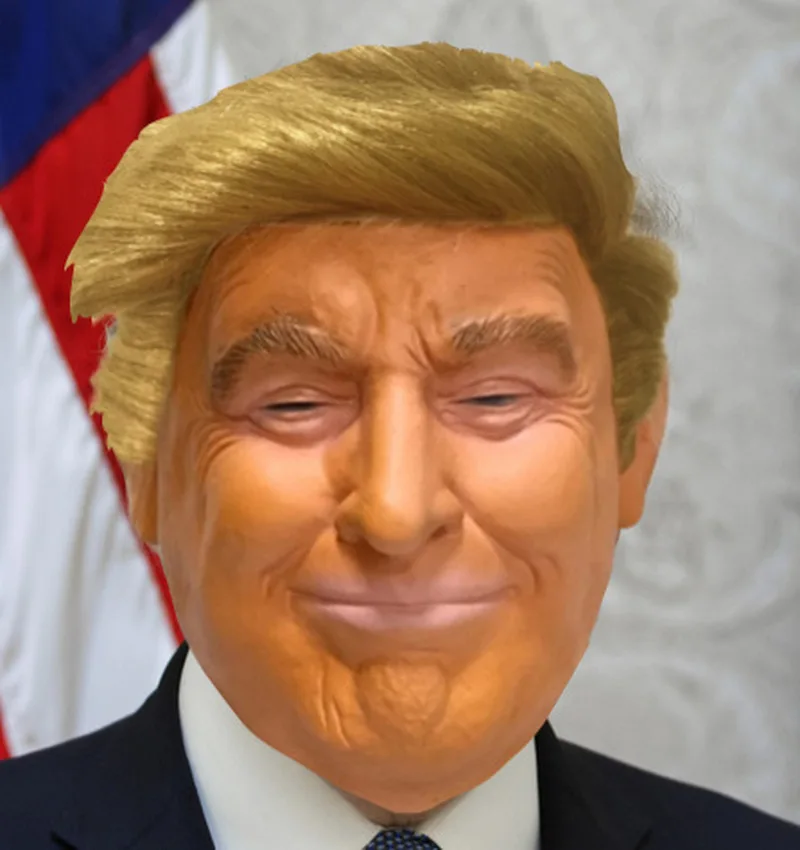 Дональд Трамп маска миллиардер президентский маскарадные латексные маски на