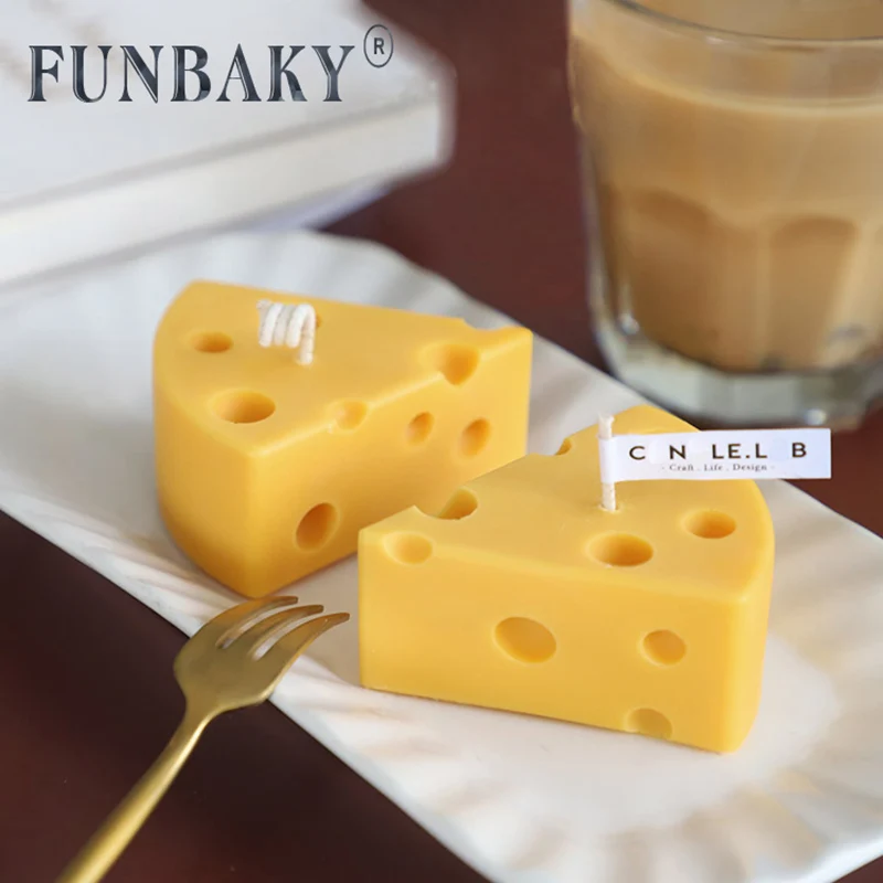 FUNBAKY DIY 3D Сырная форма для свечей выпечки десерт вечерние инструменты украшения