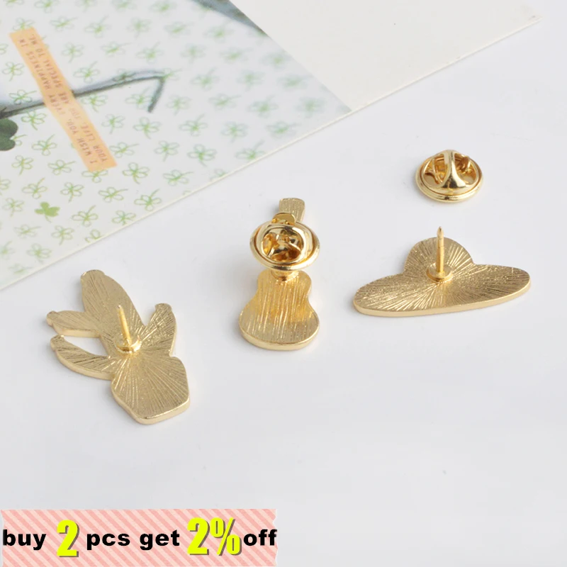 3 шт./компл. броши в горшке с изображением шляпы гитары кактуса растения джинсовая