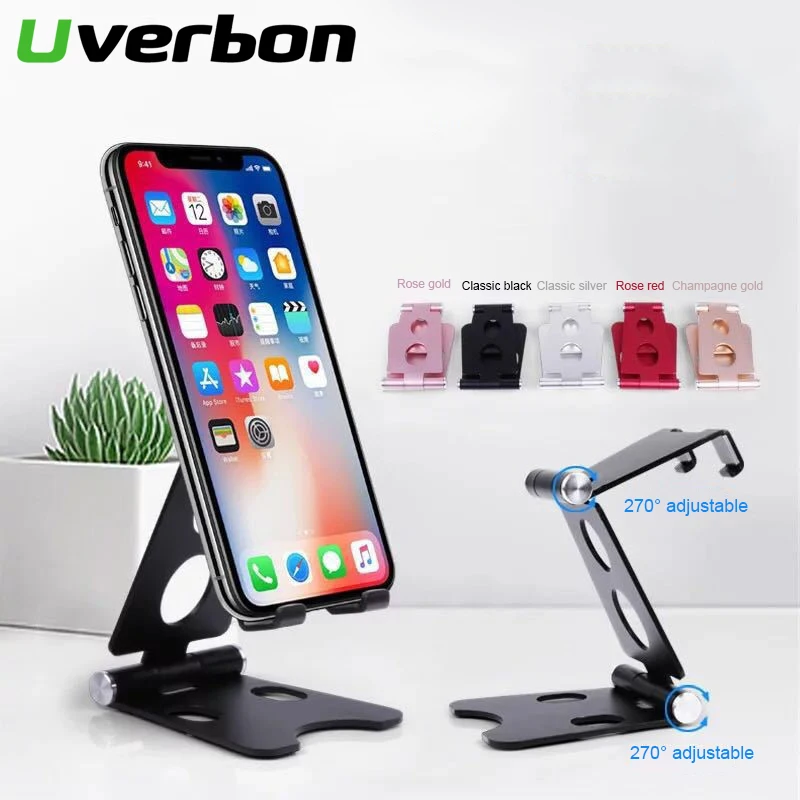 Universal Adjustable Mobile Phone Holder For HuaweiP20 iPhone X Xiaomi Retractable Stand Desk Tablet Folding Desktop | Мобильные
