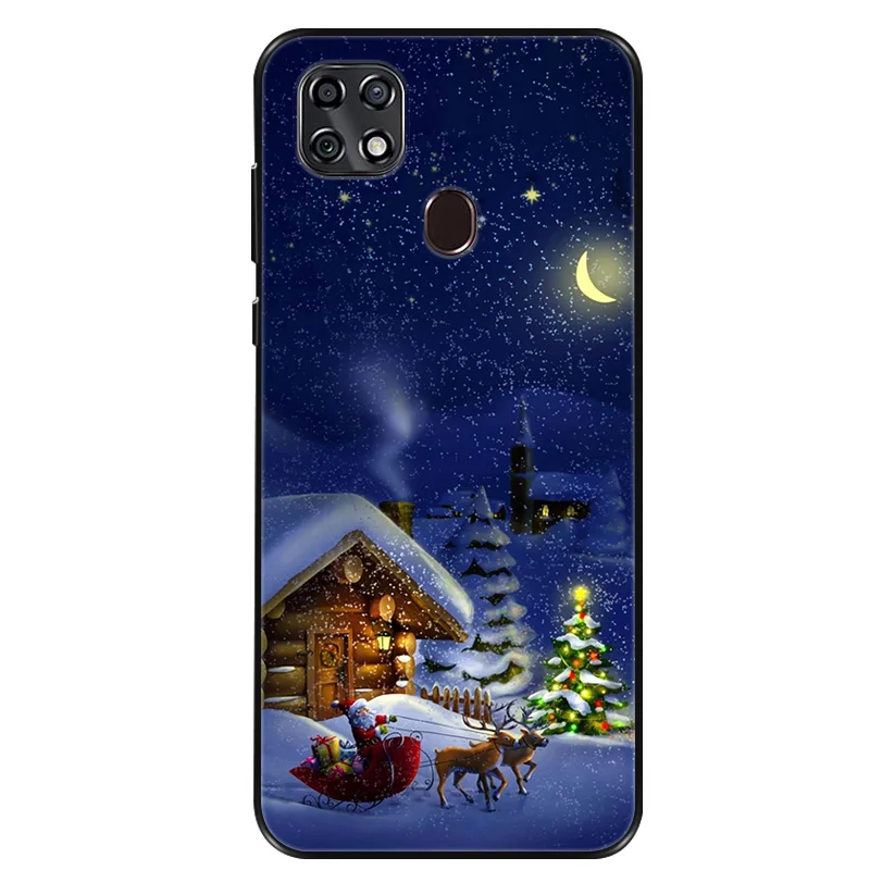 

Soft Silicone Case For ZTE Blade 20 Smart Case Soft TPU Christmas Phone Case For ZTE Blade20 Smart V10 V9 Vita L8 Case Cover