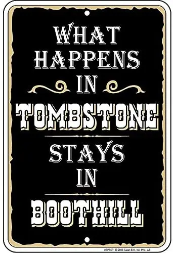 

Знаки 4 Fun Spsct What происходит in надгробие, маленький парковочный знак