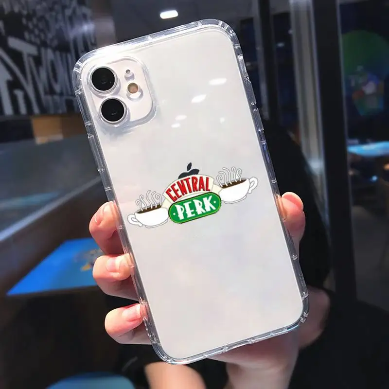 

friends TV Phone Case Transparent for iPhone 11 12 mini pro 8 7 6 6S XS MAX Plus X 5S SE 2020 XR