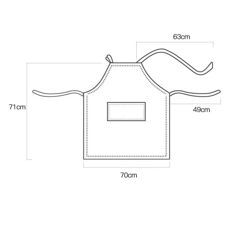 

tenmiu Thickening Apron Wai Belt Hands Overalls Cooking Overall Adult Household Cartoon Kitchen Oil Waterproof Linen Sanitary