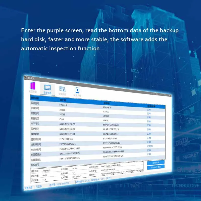 

DFU ID-Box One-click into the DFU Mode / iBox One Button Purple Screen Read Write Serial Number for iPhone 6-X For iPad
