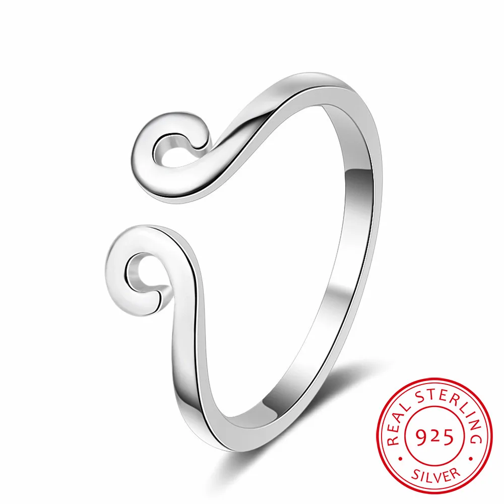 

925 пробы, серебряные кольца с изображением короля обезьяны, волшебное заклинание, открытые кольца для женщин, Настоящее серебро