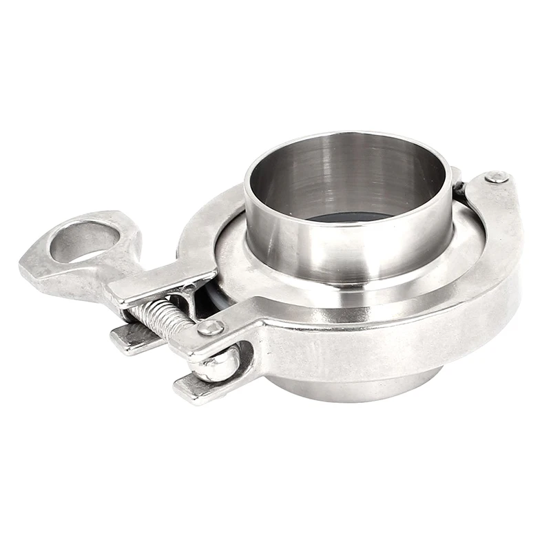 

1.77-inch Tri Clamp 304 Stainless Steel Sanitary Pipe Ferrules Gasket Set