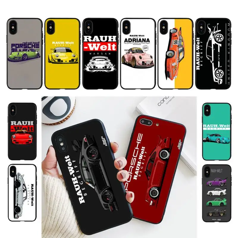 Чехол для iPhone 11 8 7 6 6S plus X XS MAX 5 5S XR 12 Pro max se 911 спортивный автомобиль Япония jdm drift RWB
