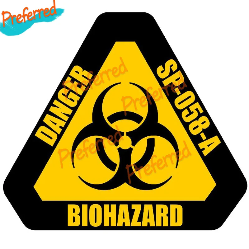 

DANGER BIOHAZARD Sign Warning Mark Decal Motocross Racing Laptop Helmet Trunk Wall Vinyl Car Sticker Die Cutting