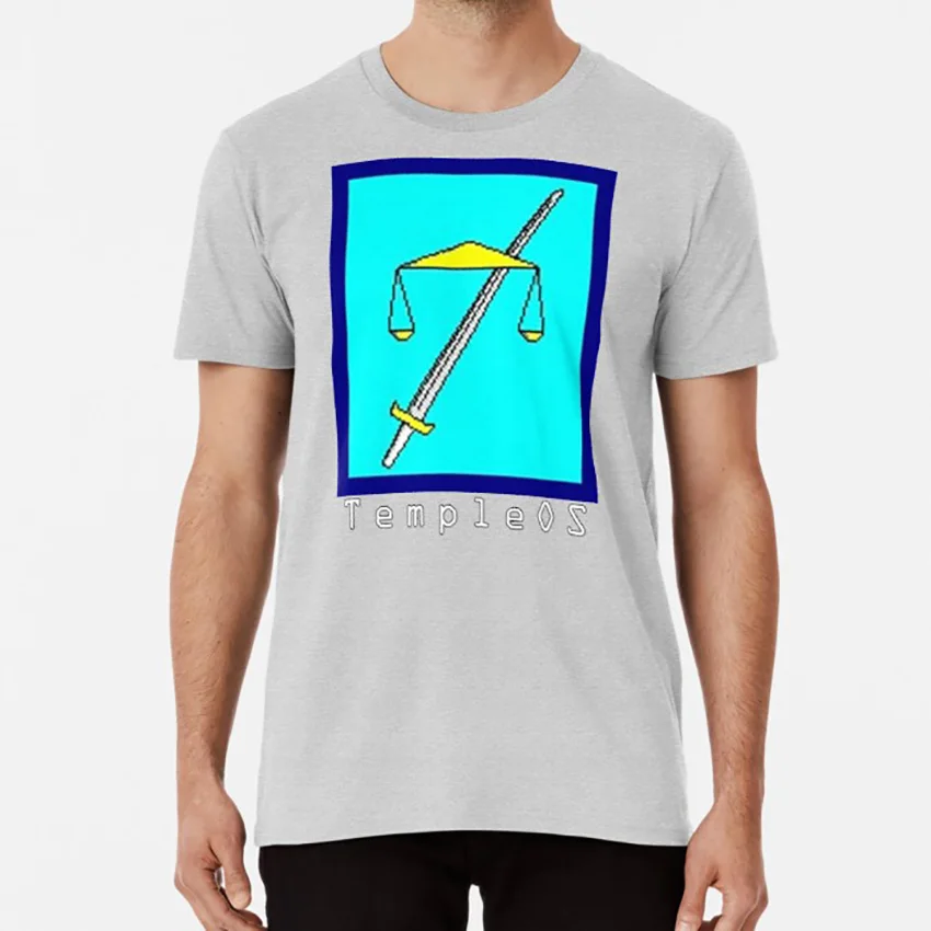 TempleOS футболка с текстом и логотипом temple os Терри а Дэвис операционная система linux