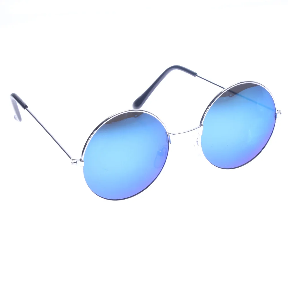 

Fashion Retro Round Sunglasses Ladies European And American Trend Eyewear Metal Frame Jelly Glasses