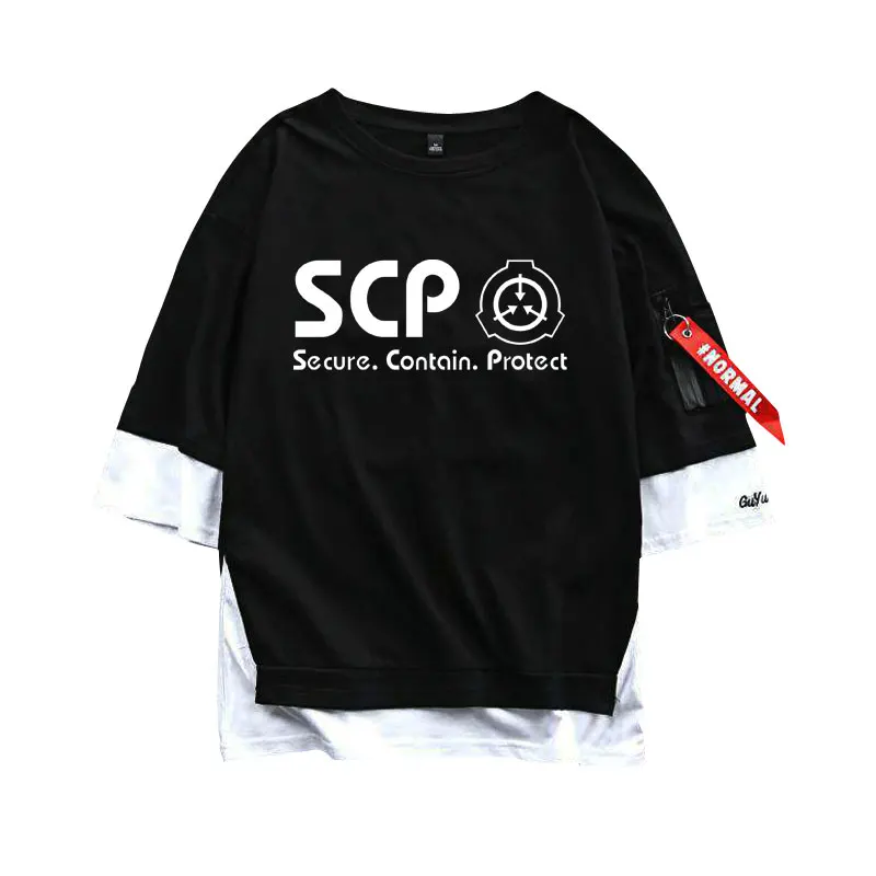 Новинка Футболка SCP для костюмированной вечеринки специальные процедуры