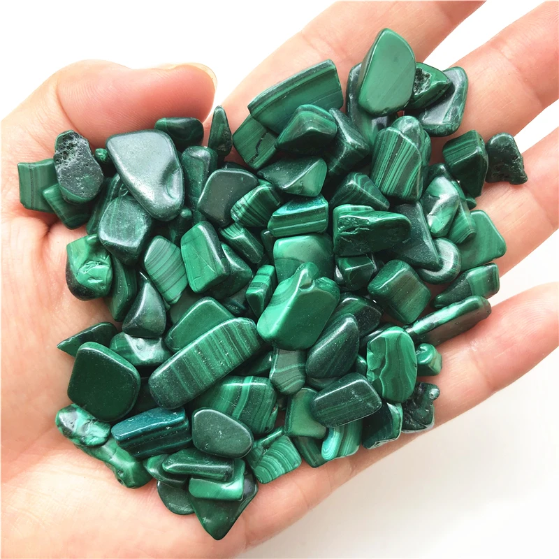 2 Size Natural Rare Malachite Crystal Stone Rocks Gemstone Specimen Quartz Crystals 50g | Дом и сад