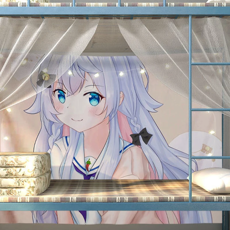 

Kagura Nana Macrame Anime Tapestry kawaii Youtube Virtual Girl Tapestry Cartoon Wall Hanging Bedroom Background Home Decoration