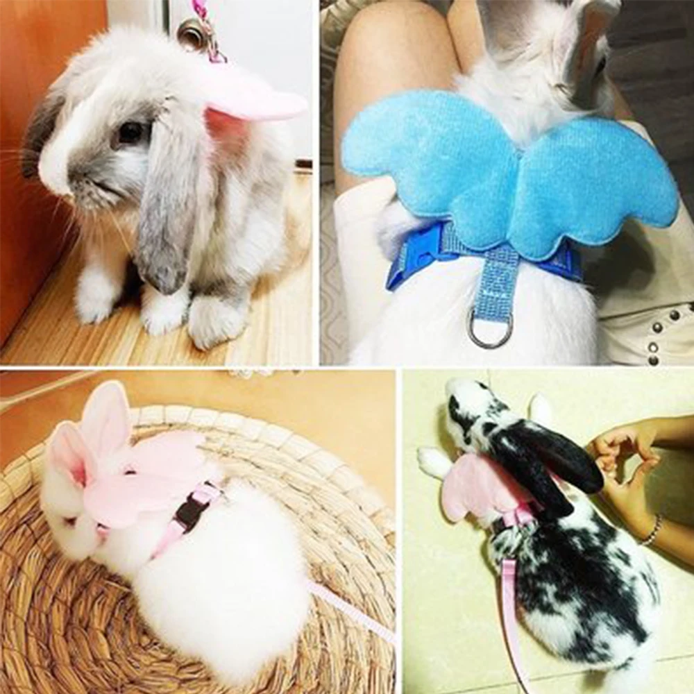 

Cute Angel Shape Pet Cat And Dog Leash Nylon Adjustable Training Lead Pet Leash Dog Strap Rope Traction Dog Harness Collar Lead