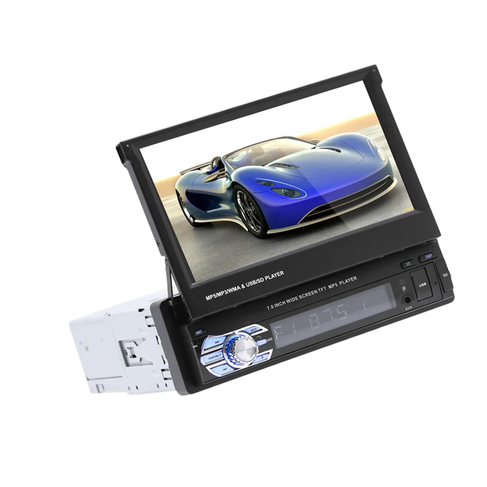 

1Pc 7 Inches Flexible Professional Car Mp5 Player Mp3 Radio AIO Machine