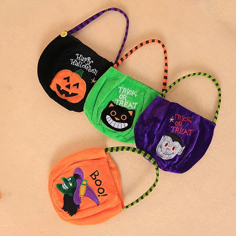 

Halloween Gift Bags Pumpkin Candy Gift Bag Stereoscopic Hand Bag Halloween Decor Holiday Home Party Supplies