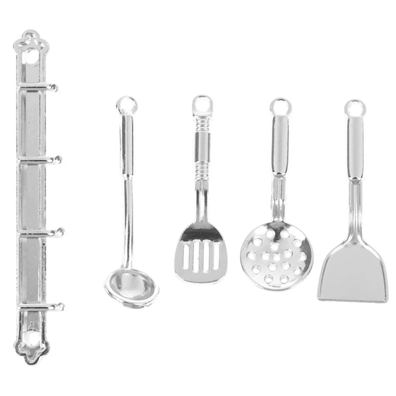 5pcs/Set Miniature Mini Cookware Tools Miniatures Casa De Munecas 1:12 Kitchen Doll house DIY Accessories Kit | Игрушки и хобби