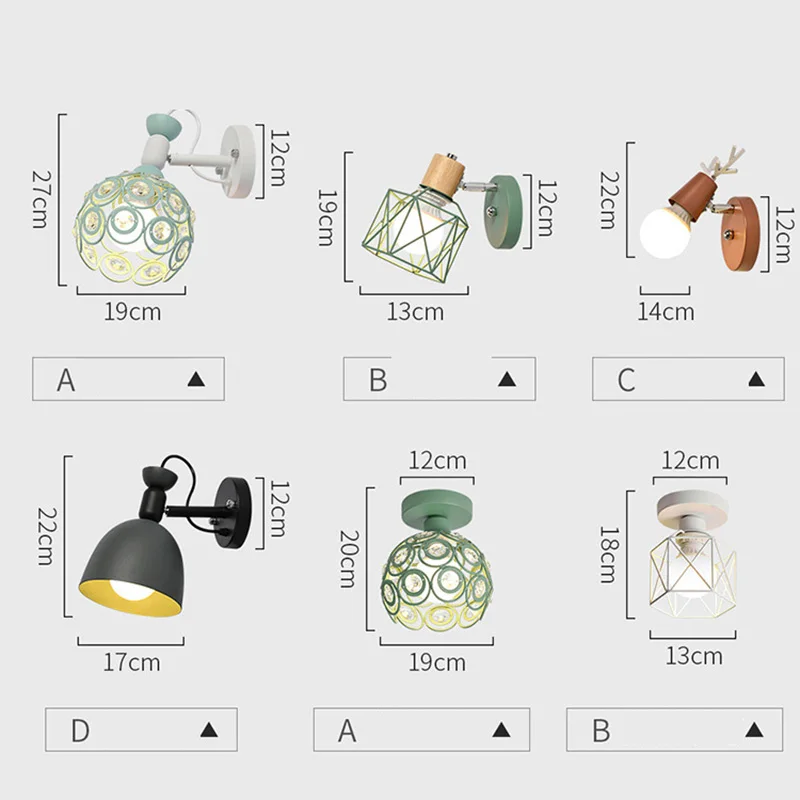Современный Лофт настенный светильник винтажные Настенные светильники для