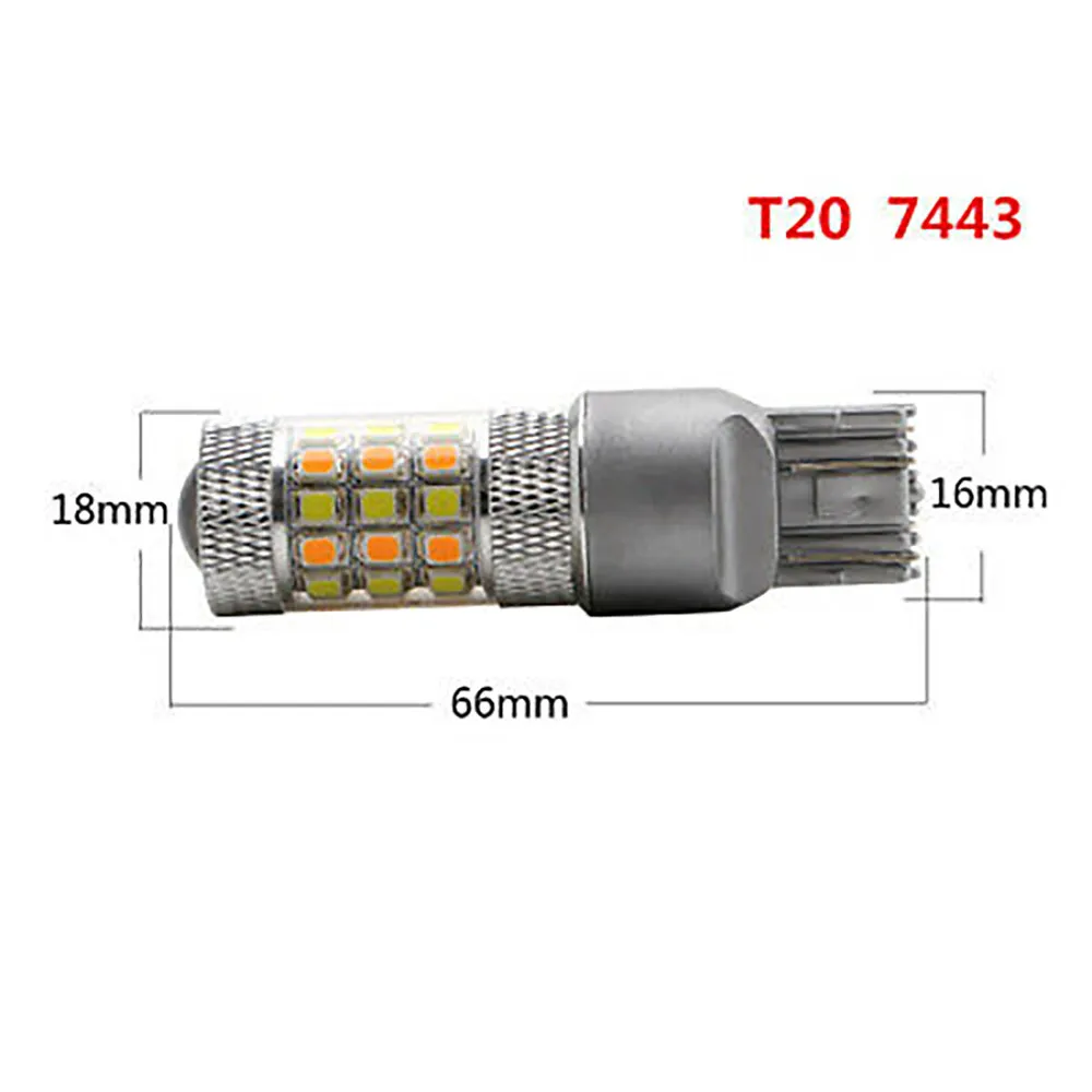 

Reverse Light 12V-24V Signal 2015-2017 Switchback 2835 SMD T20 Tail Brake Bulbs