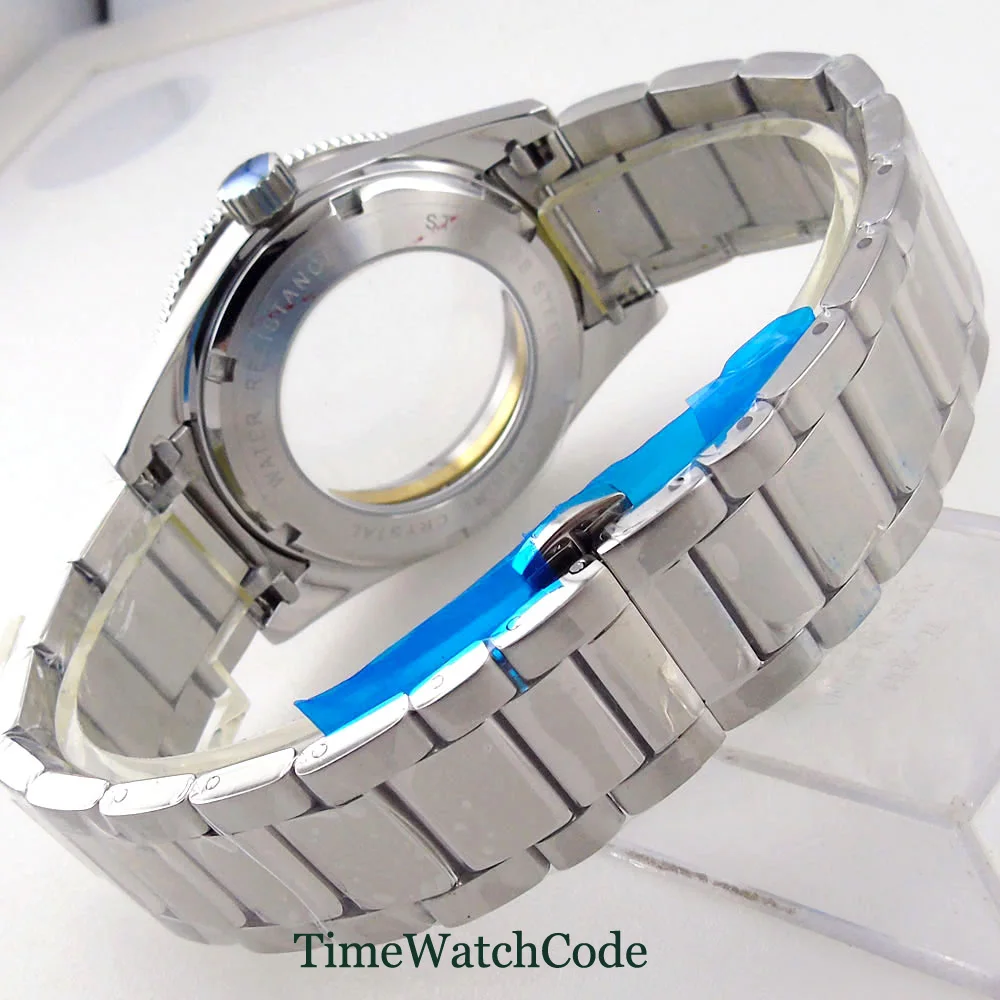 Часовой корпус для мужчин 10BAR 41 мм подходит для NH35 NH36/ST1612/Miyota 8215 821A/DG 2813 /ETA2836 Сапфировый кристалл керамический безель стекло задней крышки.