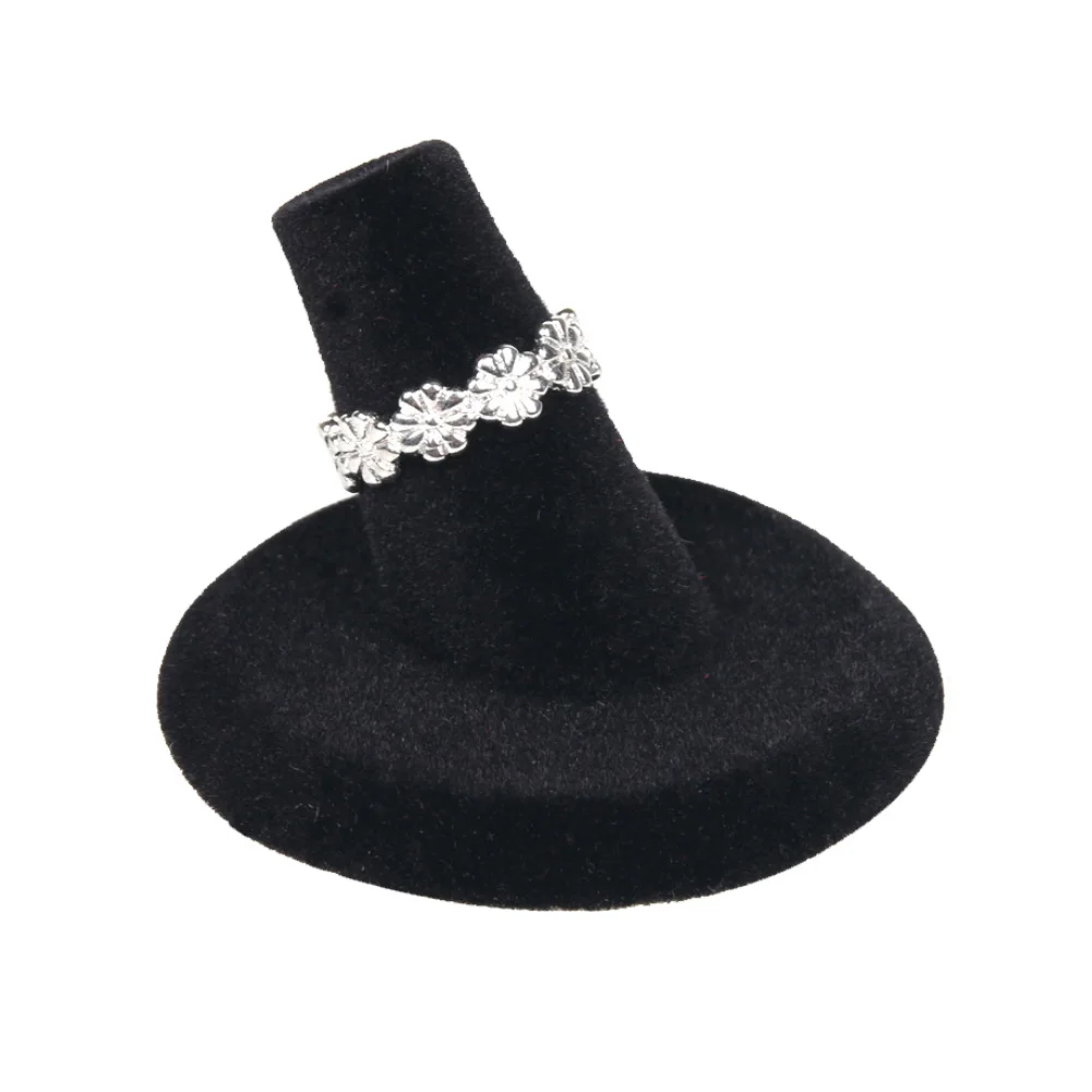 Бархатная подставка для кольца на палец органайзер ювелирных изделий Женский