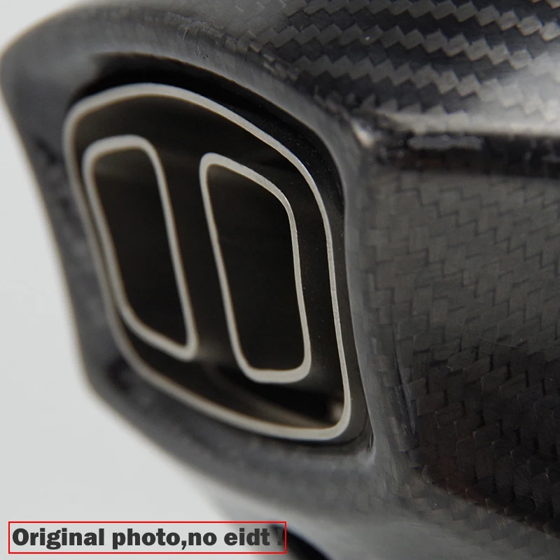 Ninja H2 Slip-on moto rcycle глушитель средней звеньевой трубы Akrapovic выхлопная escape moto с DB killer для Kawasaki ninja H2