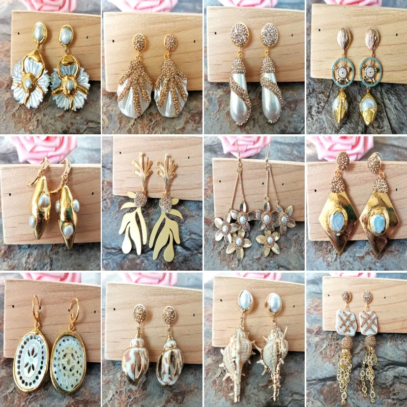 

1 Пара висячие серьги ручной работы с кисточками из сплава, жемчужные цепи с паве стразы серьги ювелирные изделия для женщин серьги ER337