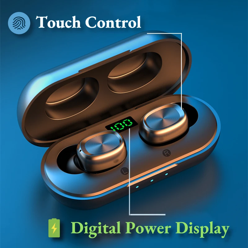 TWS стереонаушники B5 с поддержкой Bluetooth 5 0 и ЖК дисплеем|Наушники гарнитуры| |