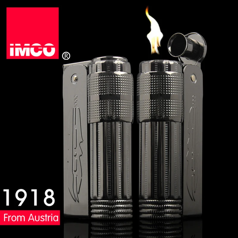 

Австрия IMCO6700 черная керосиновая Ретро металлическая зажигалка из нержавеющей стали классическая старая модная ветрозащитная индивидуаль...