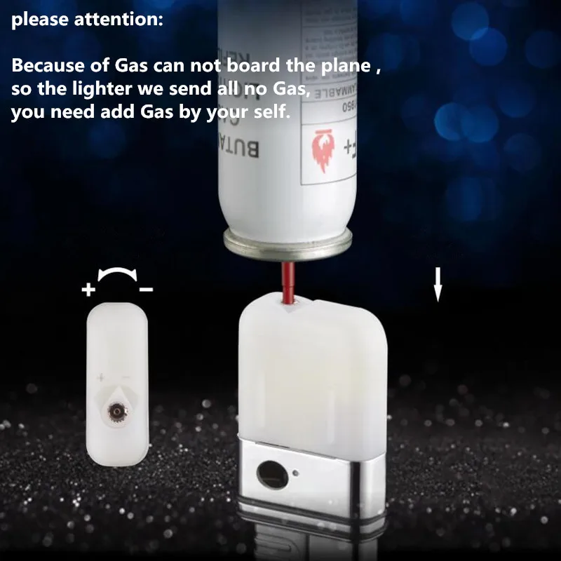 Waterproof Gas Lighter For Outdoor Camping Portable Inflatable Butane Cigarette Pipe Blue Flame Windproof | Дом и сад
