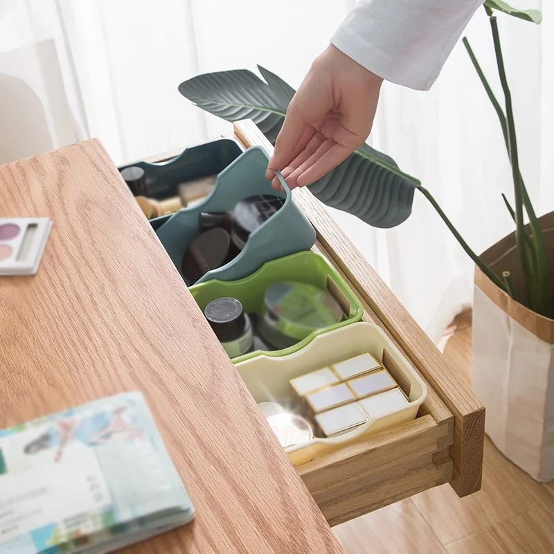 

Household Desktop Debris Storage Box Storage Basket Drawer Cosmetic Organizer Box