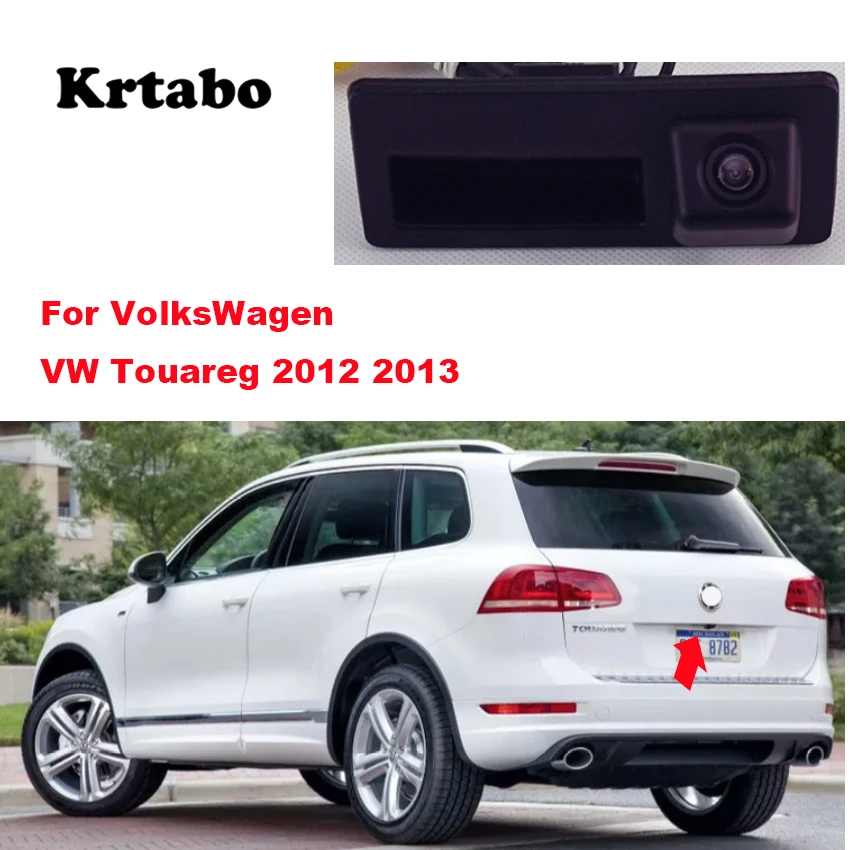 Автомобильная камера для VolksWagen Touareg 2012 2013 заднего вида HD ночного видения высокого