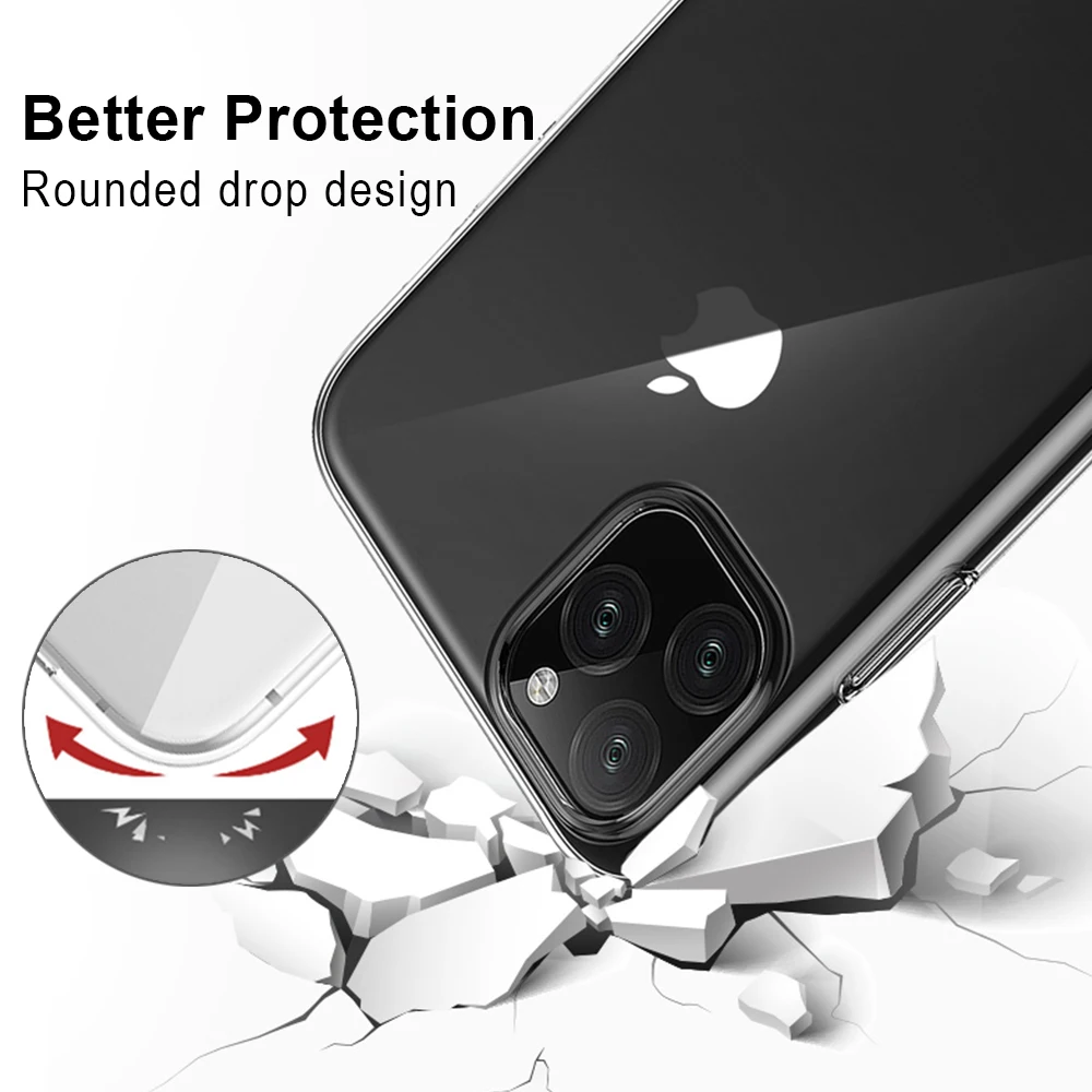 Силиконовый чехол для телефона GOUKU Skull мягкий водонепроницаемый IPhone 11 X XS Pro XR Max 8 7 6