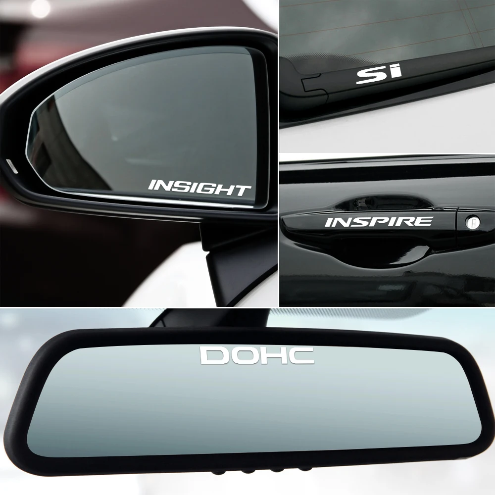 4 шт. водонепроницаемые наклейки на дверные ручки автомобиля Honda City INSPIRE CRV HRV Legend
