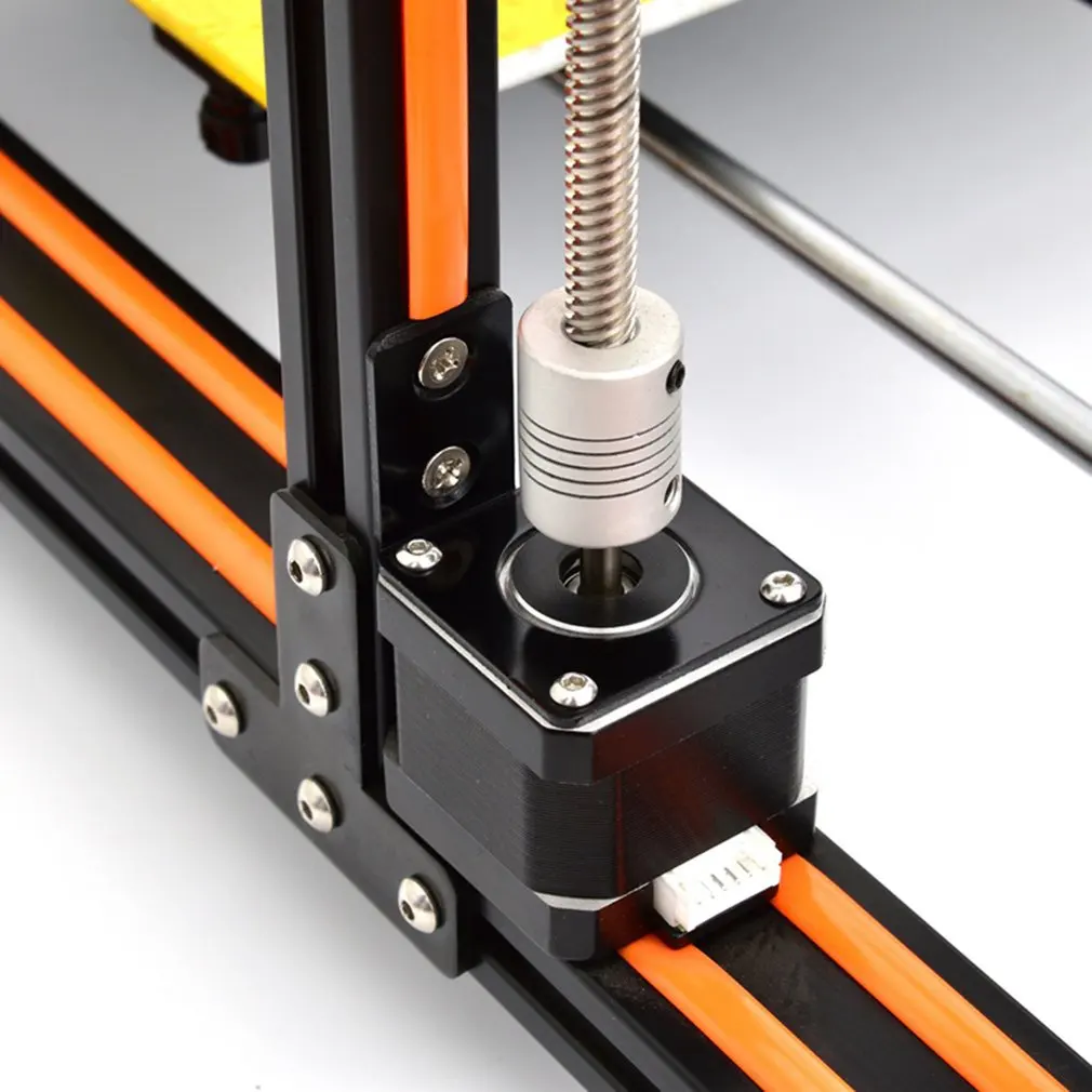 E12 3d принтер алюминиевая рама Высокая точность настольный наборы Reprap Diy набор Off