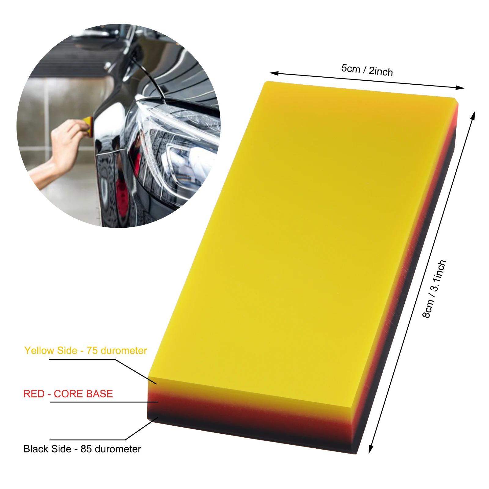 EHDIS виниловая автомобильная пленка углеродное волокно магнитный скребок для