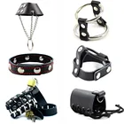 Мужские Кожаные Кольца для пениса Manyjoy, кожаный пенис и мяч Растяжитель, бандаж для пениса, секс-игрушки для мужчин