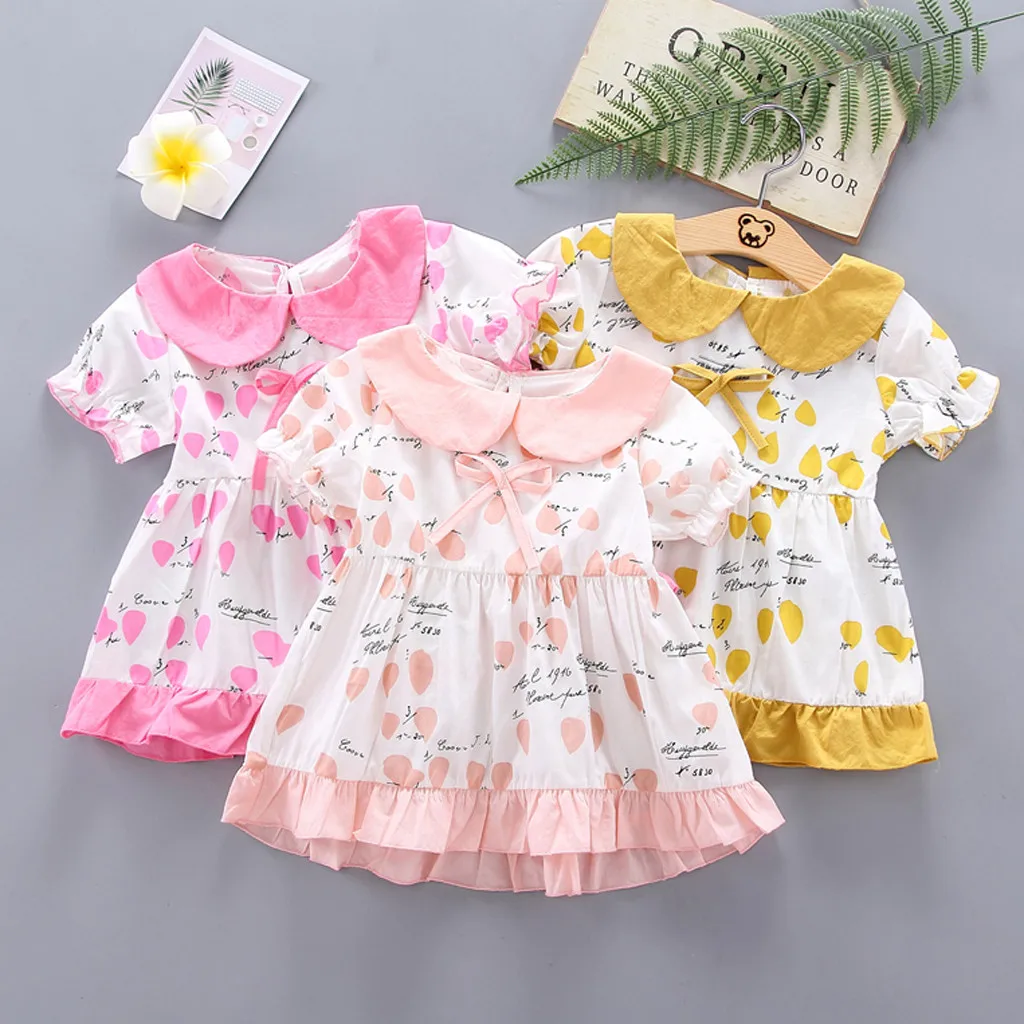 Корейская версия маленькое свежее платье для девочки летнее милое принцессы с