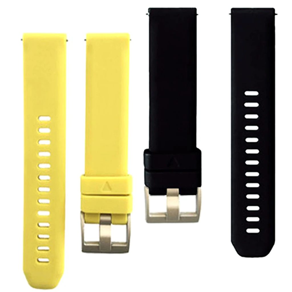 Ремешок для часов быстросъемный силиконовый ремешок выбор цвета и ширины 18 мм 20 22