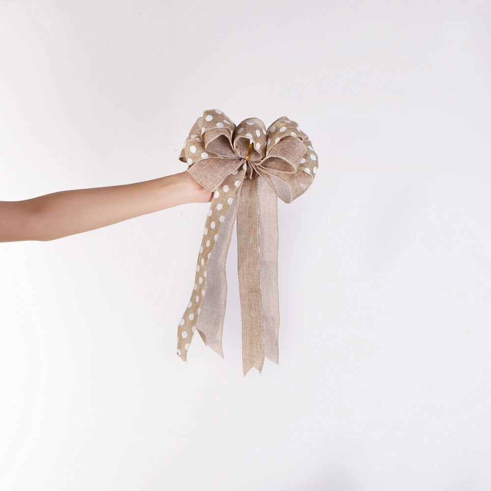 Christmas Bow Christmas Tree Decoration Xmas Ornament Bowknot Party Home Wedding Decoration New Year Ornaments Gift